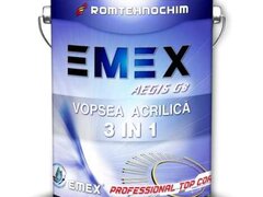 Vopsea Acrilica 3 in 1 Anticoroziva ?Emex Aegis G3? - Crem - Bid. 5 Kg