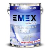 Vopsea Acrilica 3 in 1 Anticoroziva ?Emex Aegis G3? - Alb - Bid. 5 Kg